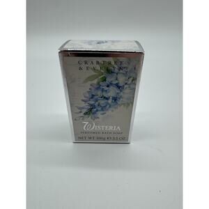 Crabtree & Evelyn Wisteria Perfumed Soap Bath Bar Retired HTF 3.5 fl oz Box